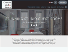Tablet Screenshot of chandlerstudiosboston.com